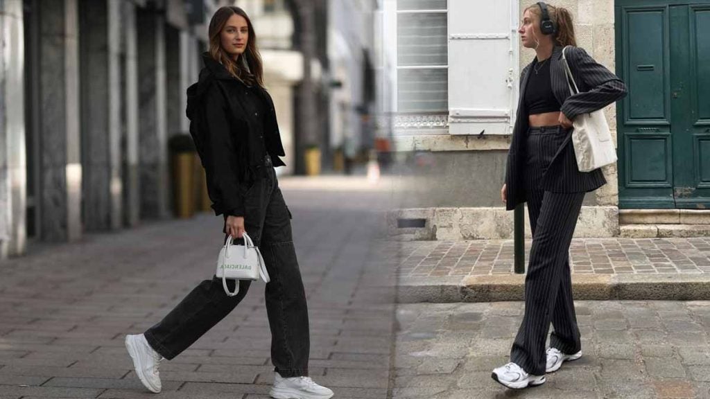 baskets blanches