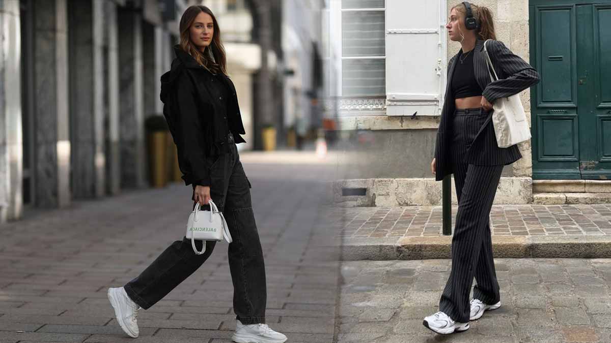 baskets blanches