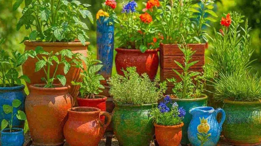 vieux pots