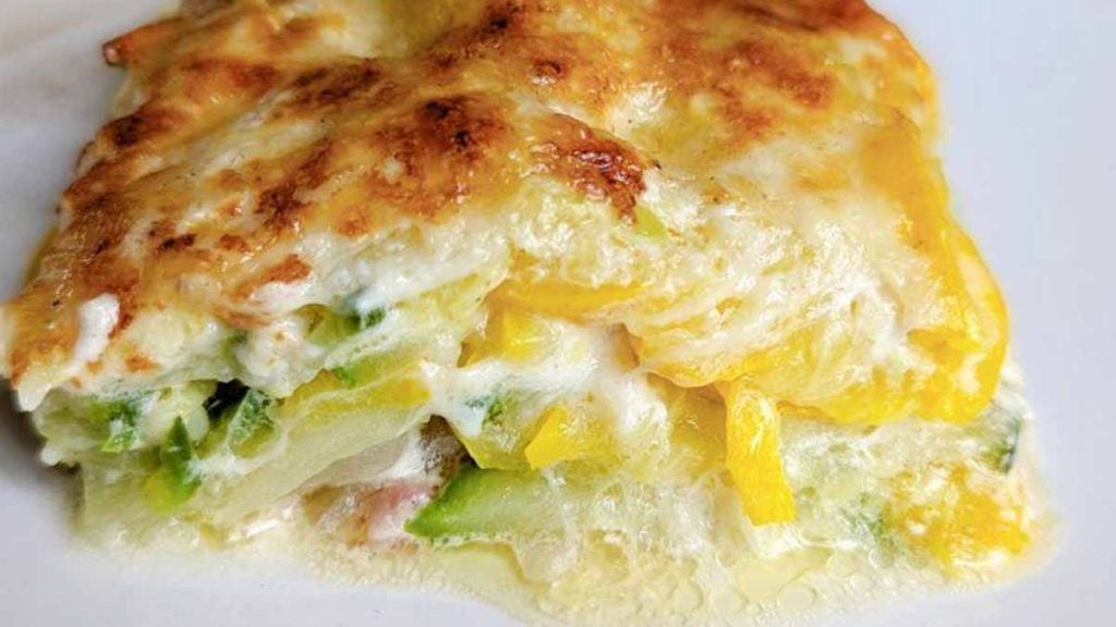 le gratin de courgettes