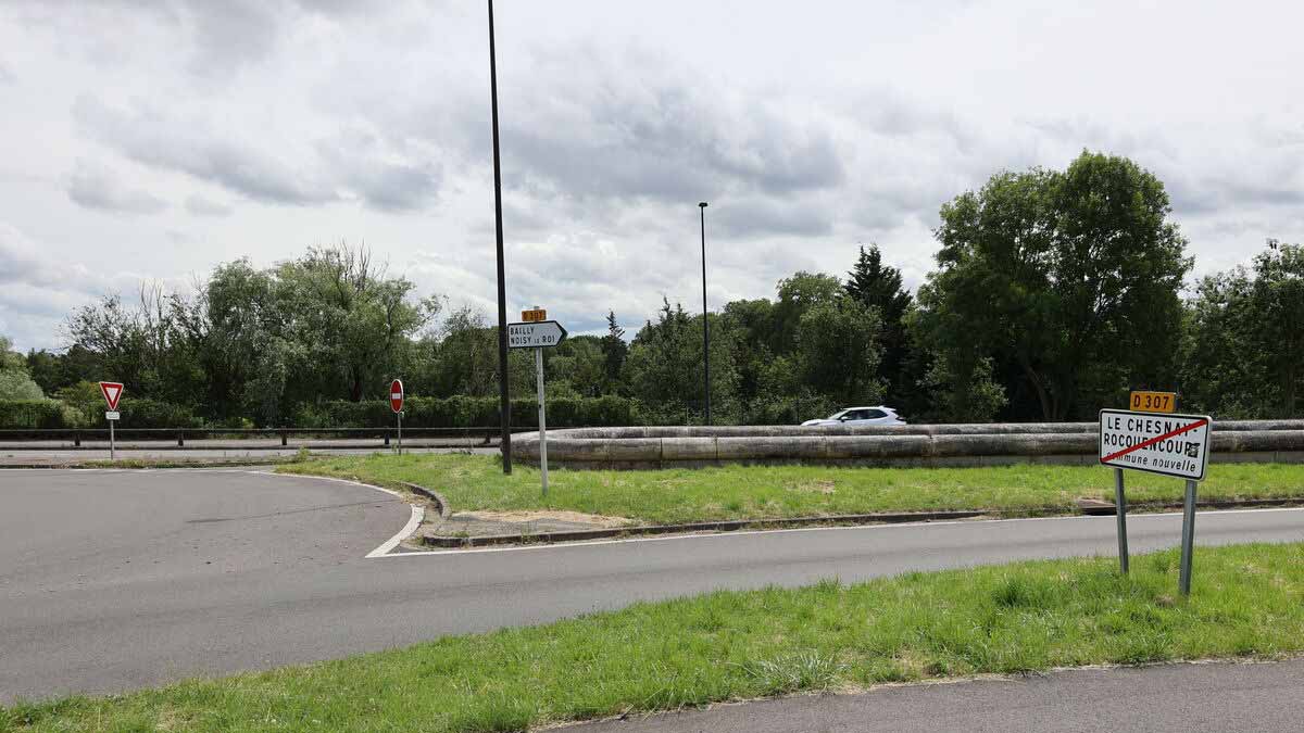 aménagement sur la RD 307