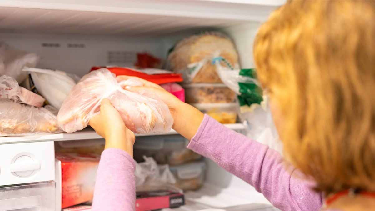 viande au congélateur